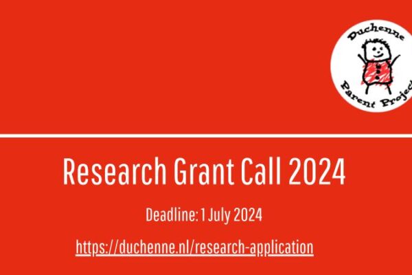 Duchenne Parent Project Netherlands' 2024 Research Grant
