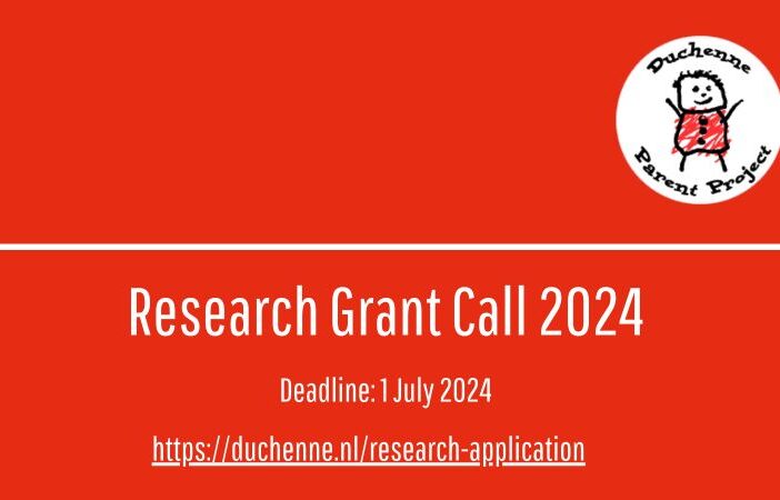Duchenne Parent Project Netherlands' 2024 Research Grant