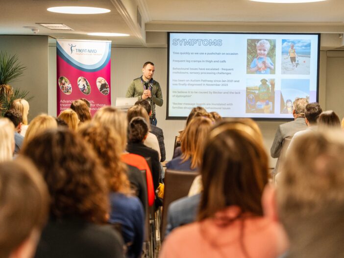 Keith Robson sharing a parent's perspective of BMD.